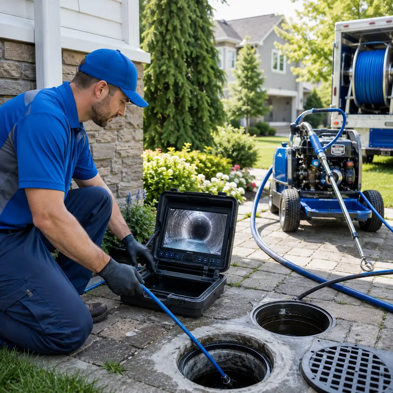 Outdoor drain cleaning professionals serving Harvel, IL